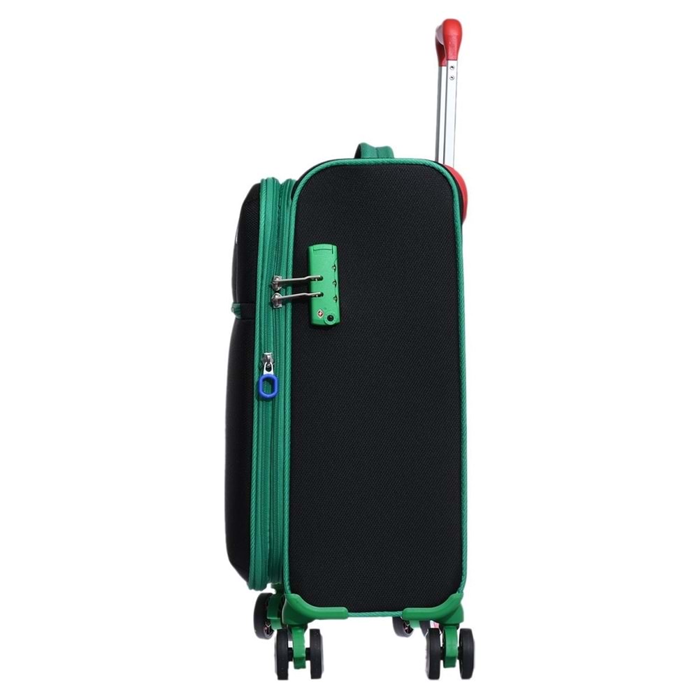 Benetton 14BNT2100-03-S Trolley 50 Cm Siyah Kabin Boy Valiz