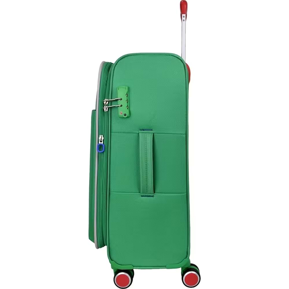 Benetton Trolley Valiz Yeşil Orta Boy