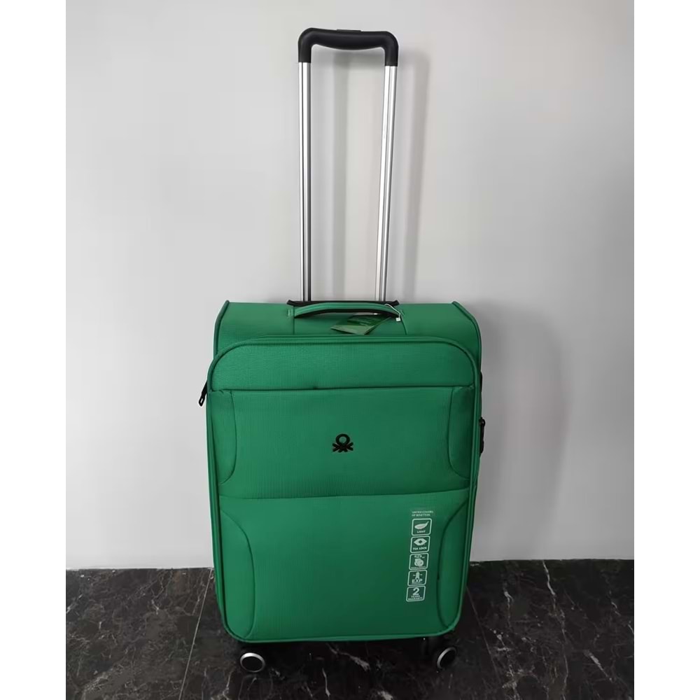 Benetton Trolley 50 Cm Yeşil Valiz