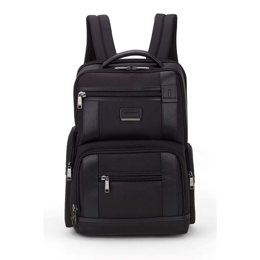 Pierre Cardin 16 İnç Siyah Unisex Sırt Çantası