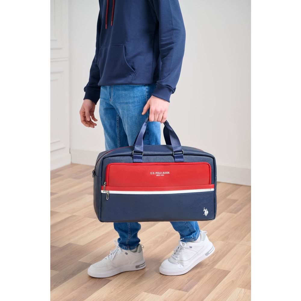U.S. Polo Assn. Unisex Vegan Deri Kısa Seyahat El Bavulu PLDUF24591