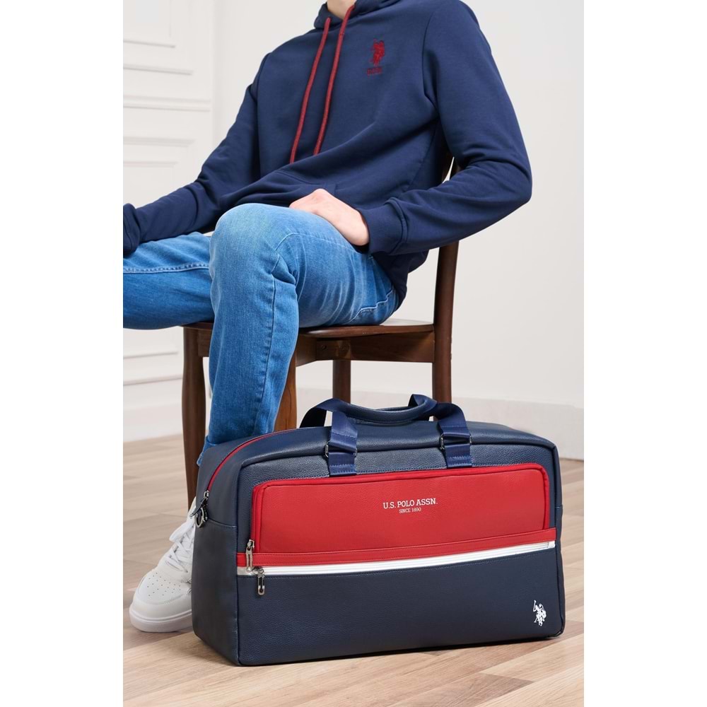 U.S. Polo Assn. Unisex Vegan Deri Kısa Seyahat El Bavulu PLDUF24591