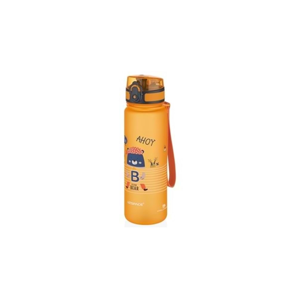 Uzspace Tritan 500 ml (Dynamic Orange -Bear) Matara 3026-5