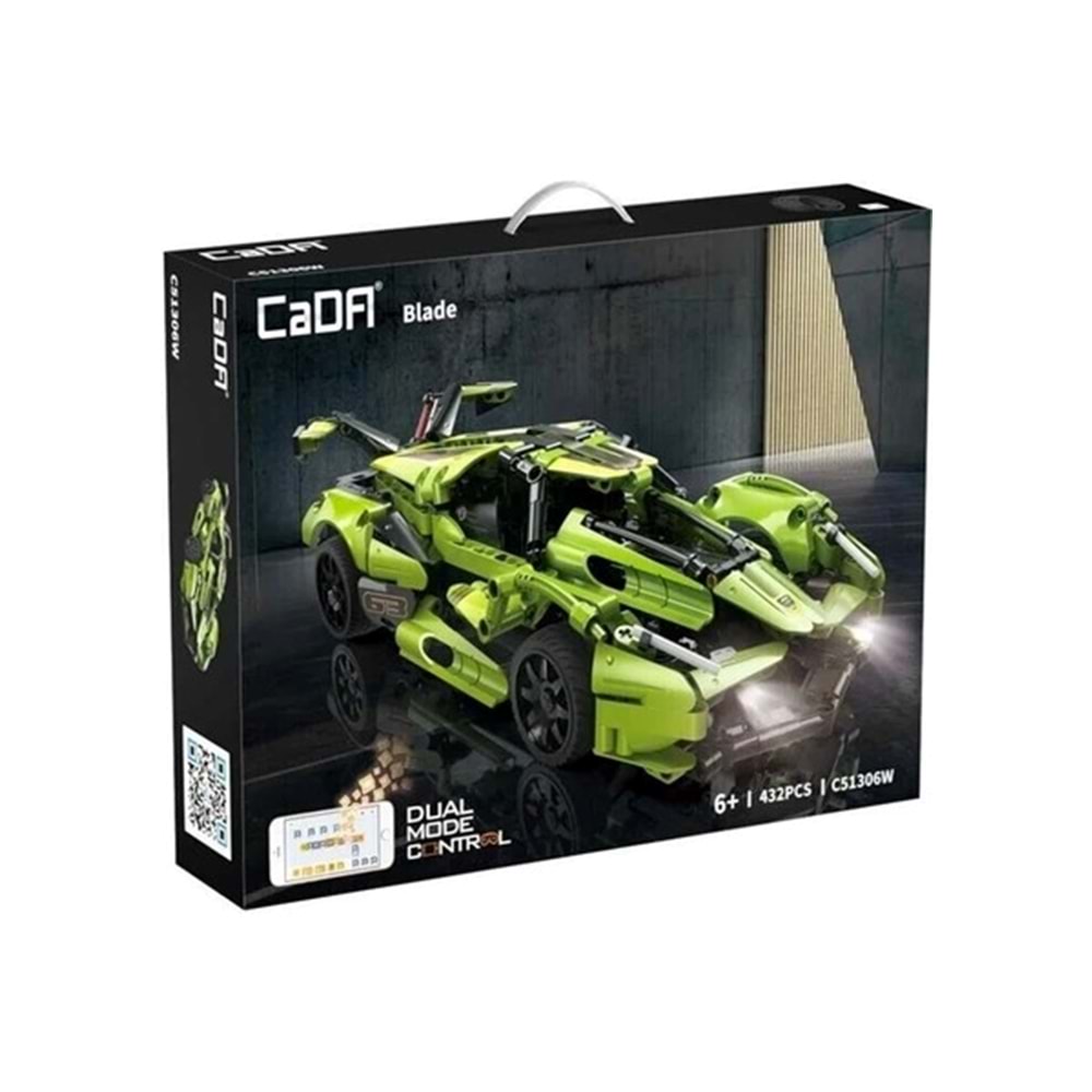 Cada Blade Uzaktan Kumandalı Spor Araba Yapı Blokları Oyuncak Seti C51306W