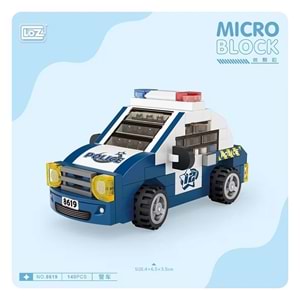 Loz 8619 Mikro Blok Çanta Polis Arabası