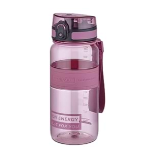 Tritan Su Matarası 650 Ml Yenilenen Renkler plum red