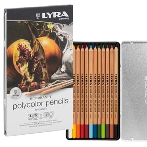 Lyra Rembrandt Polycolor Kuru Boya Kalemi 12 Renk Set