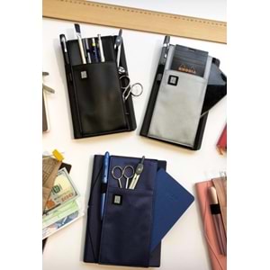 Mınbag Çok Amaçlı Defter Ve Ajanda Çantası Gri