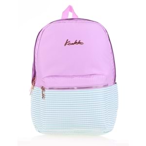 Kaukko Soft Floral Sırt Çantası (Violet) K1493