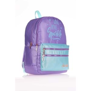 Kaukko Sparkle Sırt Çantası (Duble Koyu Lila) K1571