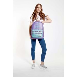 Kaukko Sparkle Sırt Çantası (Duble Koyu Lila) K1571