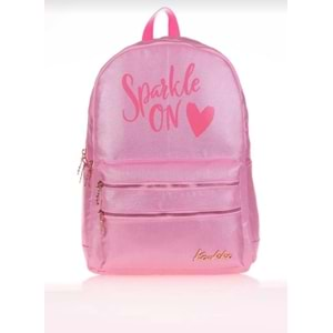 Kaukko Sparkle Sırt Çantası (Pembe) K1564