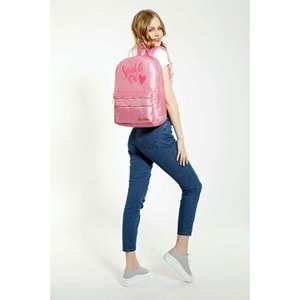 Kaukko Sparkle Sırt Çantası (Pembe) K1564