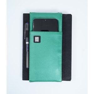 Mınbag Çok Amaçlı Defter Ve Ajanda Çantası Yeşil