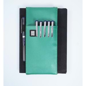 Mınbag Çok Amaçlı Defter Ve Ajanda Çantası Yeşil