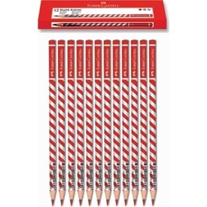 Faber-Castell Başlık Kalemi Kırmızı Candy Roll x 12 Li Kutu