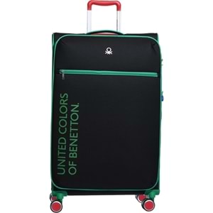 Benetton 14bnt2100-01-s Trolley 70 Cm Siyah Büyük Boy Valiz