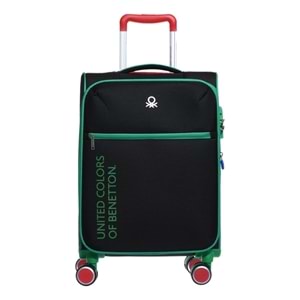 Benetton 14BNT2100-03-S Trolley 50 Cm Siyah Kabin Boy Valiz