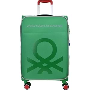 Benetton Trolley Valiz Yeşil Orta Boy
