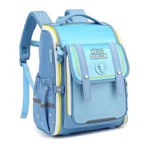 Hello Dragon Okul Çantası Model 5 Lıhgt Blue