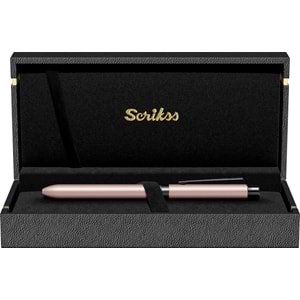 Scrikss 83 Trio Sport Multifonksiyon Kalem Metalik Pembe