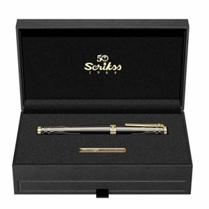 Scrikss Scriks Heritage Roller 50.yıl Özel Seri Altın Kaplama Dolma Kalem