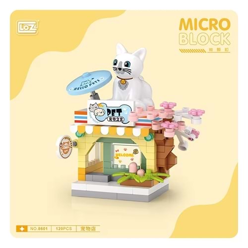 Loz 8601 Mikro Blok Çanta Pet Shop
