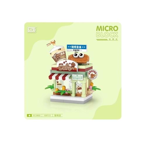 Loz 8602 Mikro Blok Çanta Kahve Dükkanı