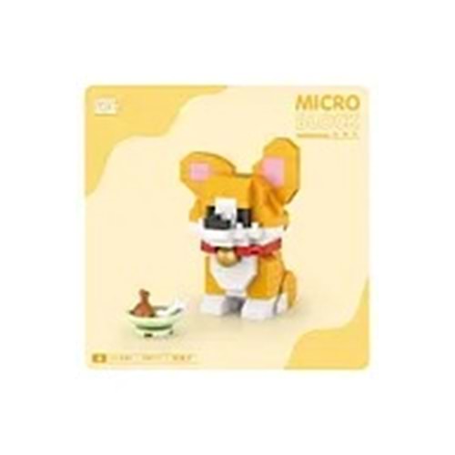 Loz 8605 Mikro Blok Çanta Corgi Köpek