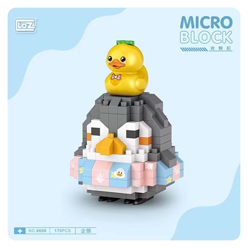 8609 Mikro Blok Çanta Penguen