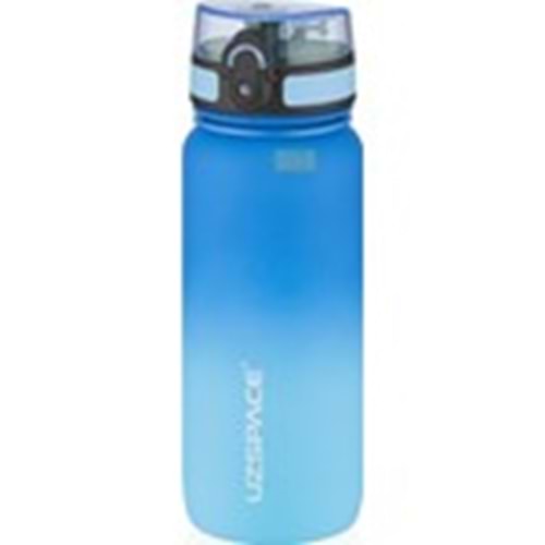 Uzspace 650 Ml Gradient Renk Softtouch Tritan Su Matarası Light Blue