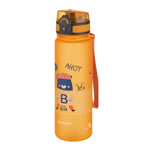 Uzspace Tritan 500 ml (Dynamic Orange -Bear) Matara 3026-5