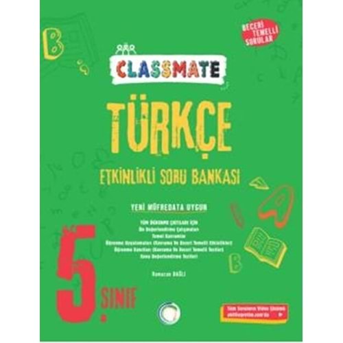 5.Sınıf Classmate Türkçe Etkinlikli Soru Bankası