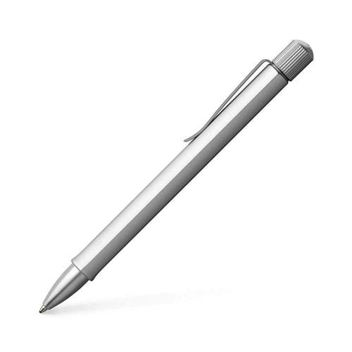 Faber-Castell 5191140514 Hexo Tükenmez Kalem Gümüş