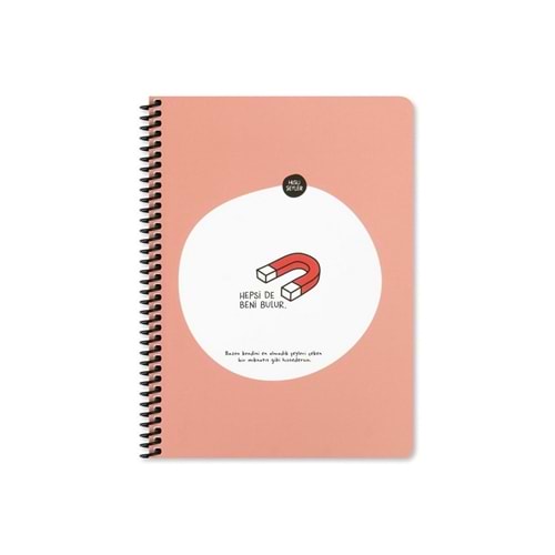 Hisli Şeyler 16,5*22,5 80Yp.Çiz.Stickerli Def.Hepsi De Beni Bulur