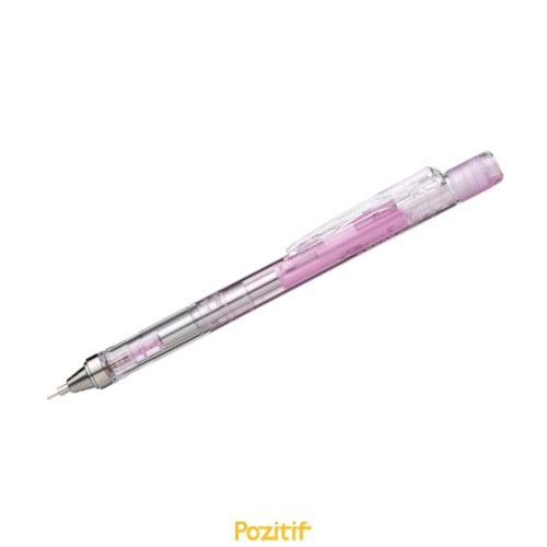 Tombow Mono Graph Mekanik Kurşun Kalem 0,5Mm Şeffaf Pembe