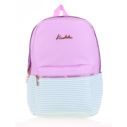 Kaukko Soft Floral Sırt Çantası (Violet) K1493