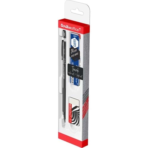 Track 3'lü Set Mekanik Kurşun Kalem 0.7 mm Gri