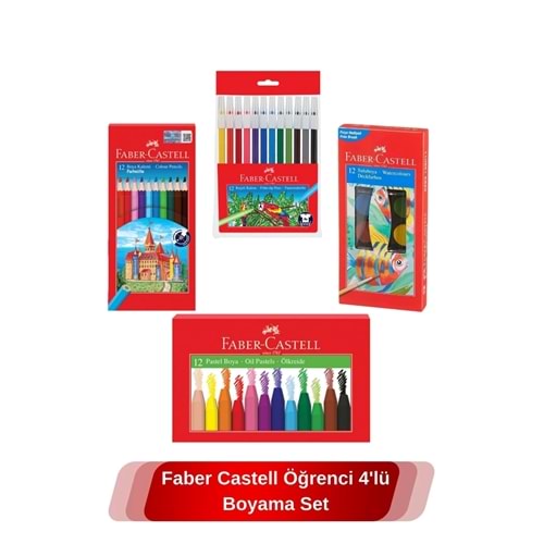 Faber-castell 4'lü Boyama Seti