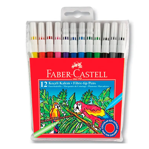 Faber-Castell Keçeli Kalem 12Li