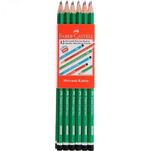 Faber Castell Mercanlı Kurşun Kalem 12li