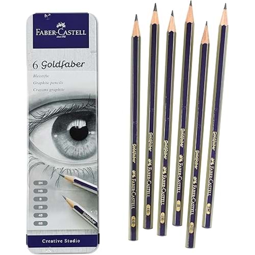 Faber Castell Goldfaber 12 Li 6B Dereceli Kurşun Kalem