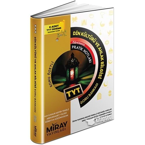 Miray Yayınları TYT Din Kültürü Ve Ahlak Bilgisi Soru Bankası