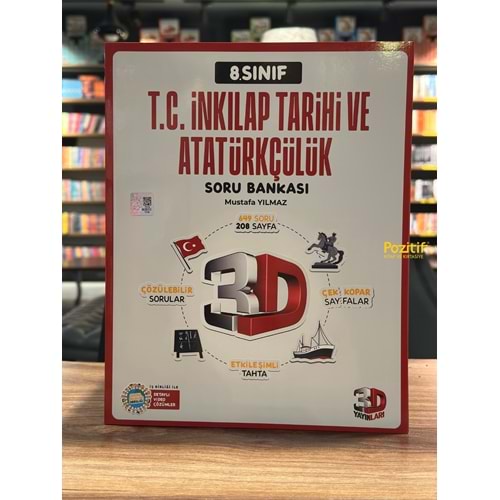 3D Yayınları 8. Sınıf T.C. İnkılap Tarihi Ve Atatürkçülük Soru Bankası