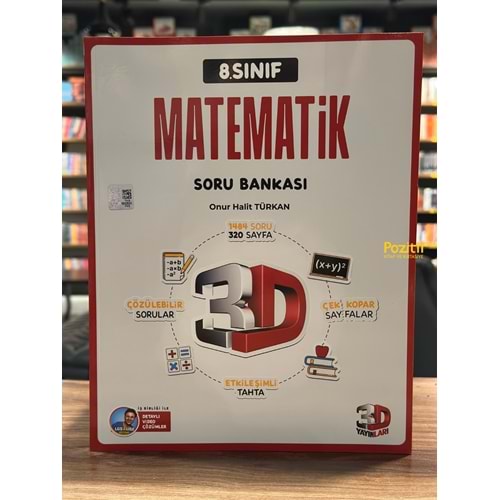 3D yayınları 8. Sınıf Matematik Soru Bankası