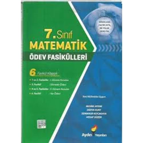 7. Sınıf Matematik Ödev Fasikülleri Aydın Yayınları