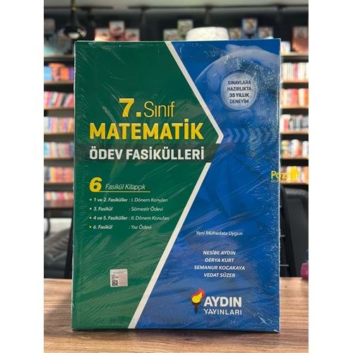 7. Sınıf Matematik Ödev Fasikülleri Aydın Yayınları