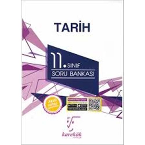 11.Sınıf Tarih Soru Bankası Karekök Yayınları