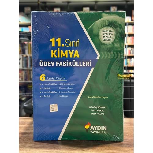 11. Sınıf Kimya Ödev Fasikülleri (Soru Bankası) Aydın Yayınları