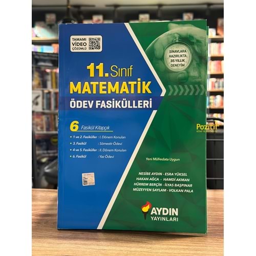 Aydın Yayınları 11. Sınıf Matematik Ödev Fasikülleri